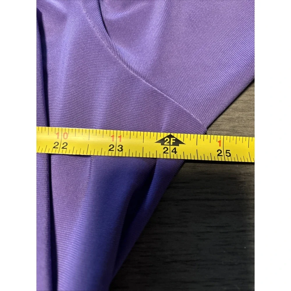 Purple Open Front Cardigan Boho Lagenlook Cascading Ruffles L Sleeve‎ Drapey 1X